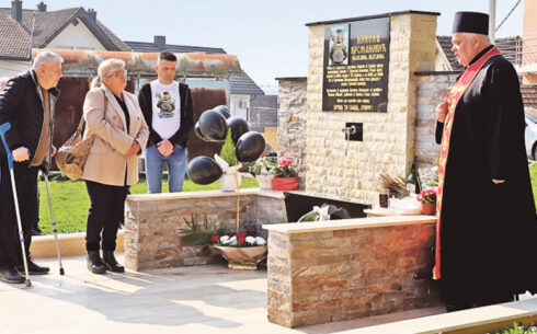 Česma za sećanje na policajca Nikolu Krsmanovića